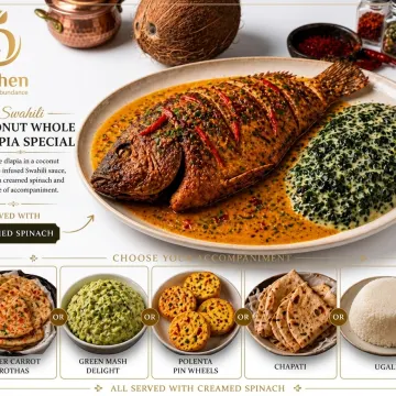 Swahili Coconut Whole Tilapia Special